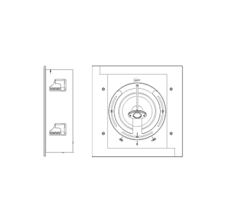 Lyngdorf D-5 IC N technical blueprint drawings