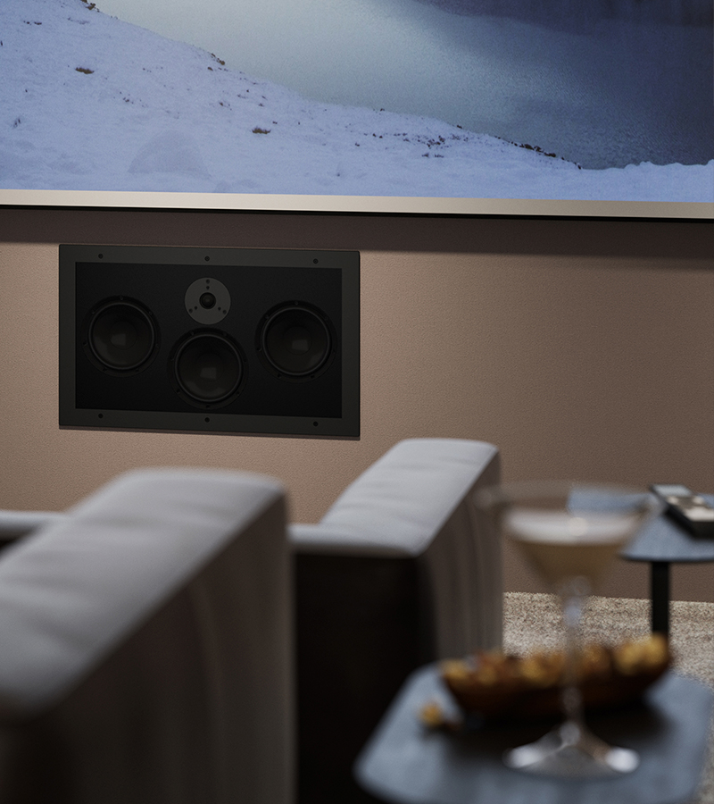Lyngdorf Discreet speaker structure