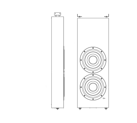 Lyngdorf DW-10 technical drawing