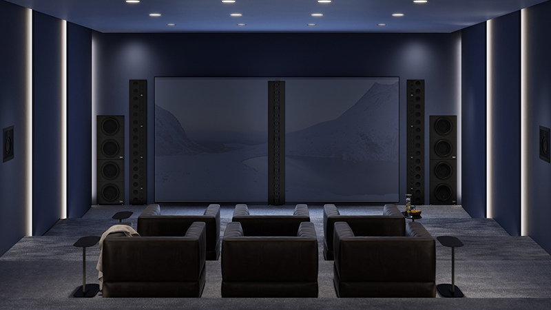 Lyngdorf LS-1000 ve BW-20 sinema odası hoparlör kurulumu