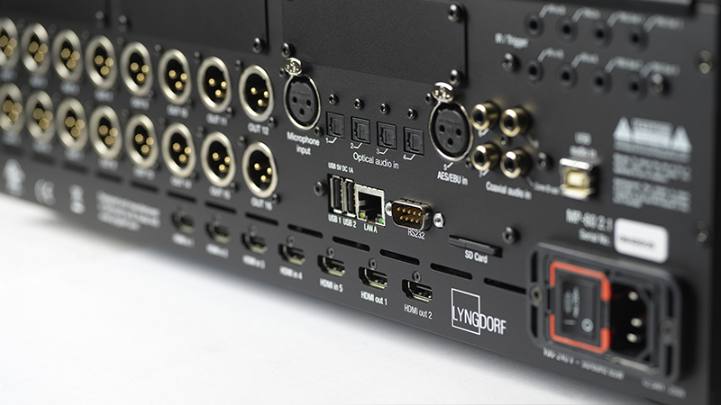 Lyngdorf MP-60 Rear Panel