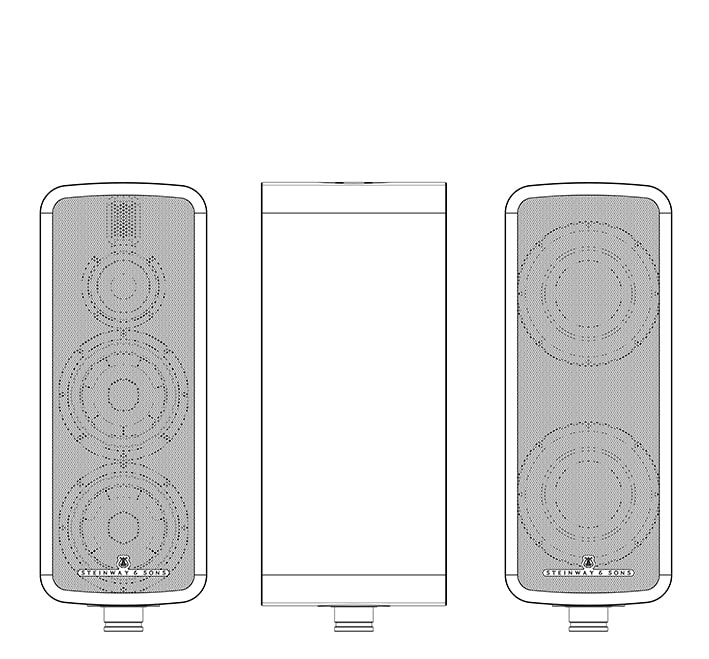 Marine Speaker Technical Drawing